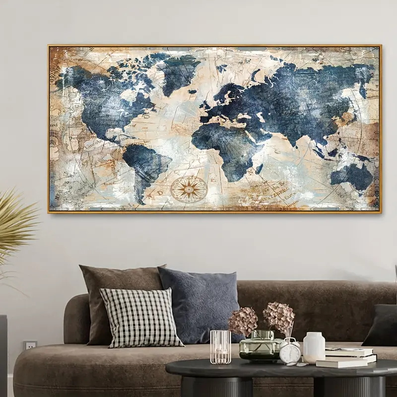 Star Map Poster - 1pc cartaz de lona arte do